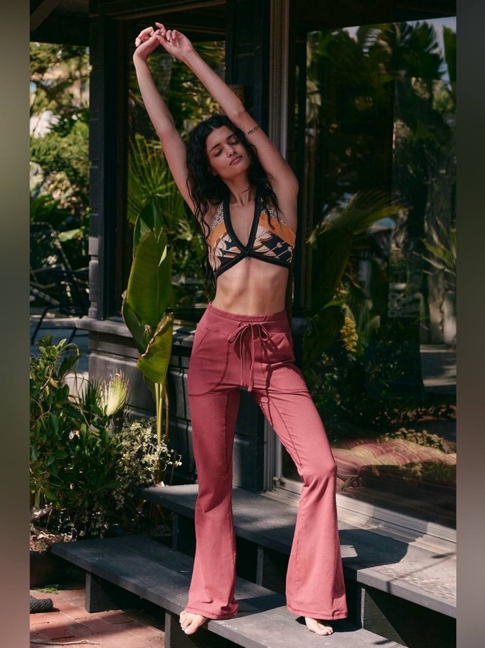FP Movement by Free People ~ New Flow Flares ~ XS ~ Color; Sour Cherry ~ NWT** - Picture 3 of 12